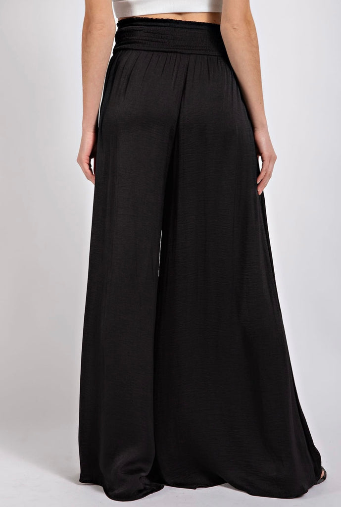 Willow Satin Wide Pant