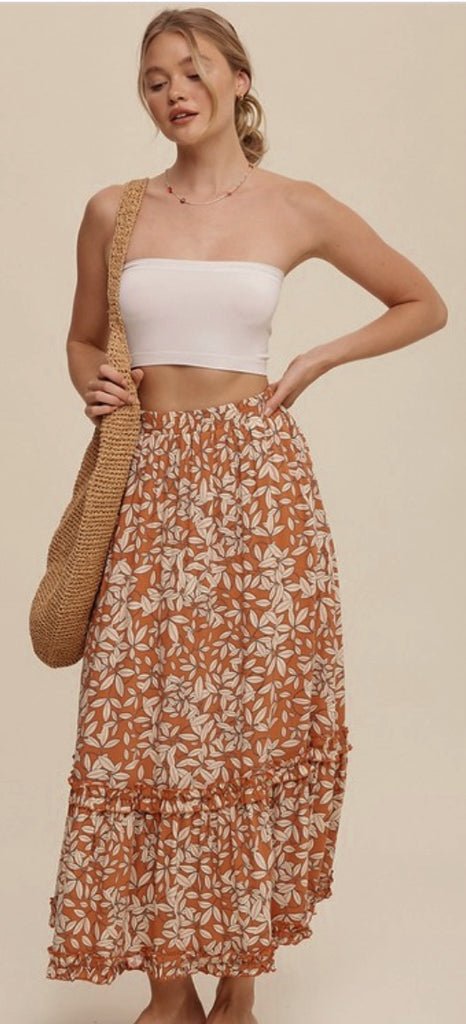 Flirty Floral Maxi Skirt