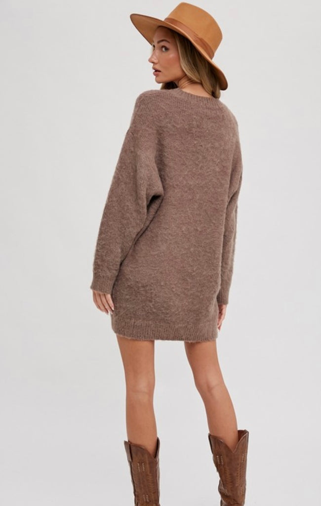 Serena Boucle Sweater Dress