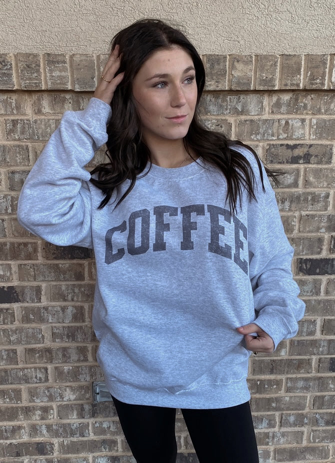 Coffee Graphic Sweatshirt